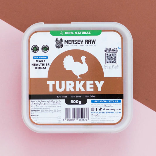 Mersey Raw Turkey 500g