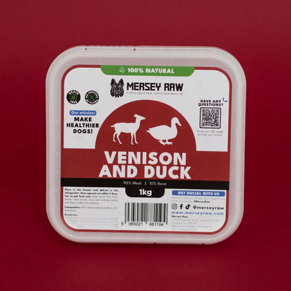 Mersey Raw - Venison & Duck - 1kg