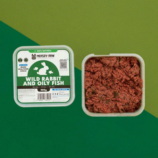 Mersey Raw - Rabbit with oily fish - 500g