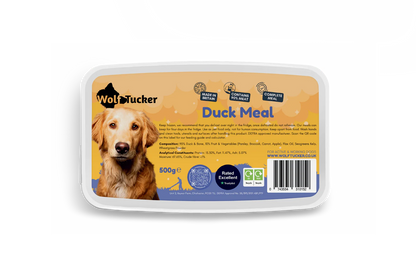 Wolf Tucker Duck Meal 500g | Complete Raw Dog Food
