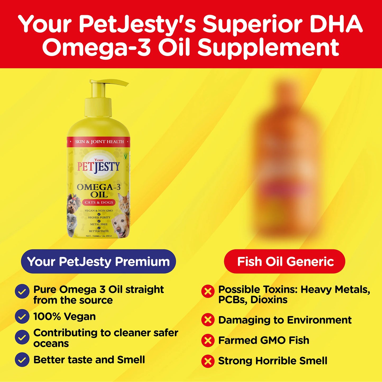 Your Petjesty - Omega 3 Algae oil