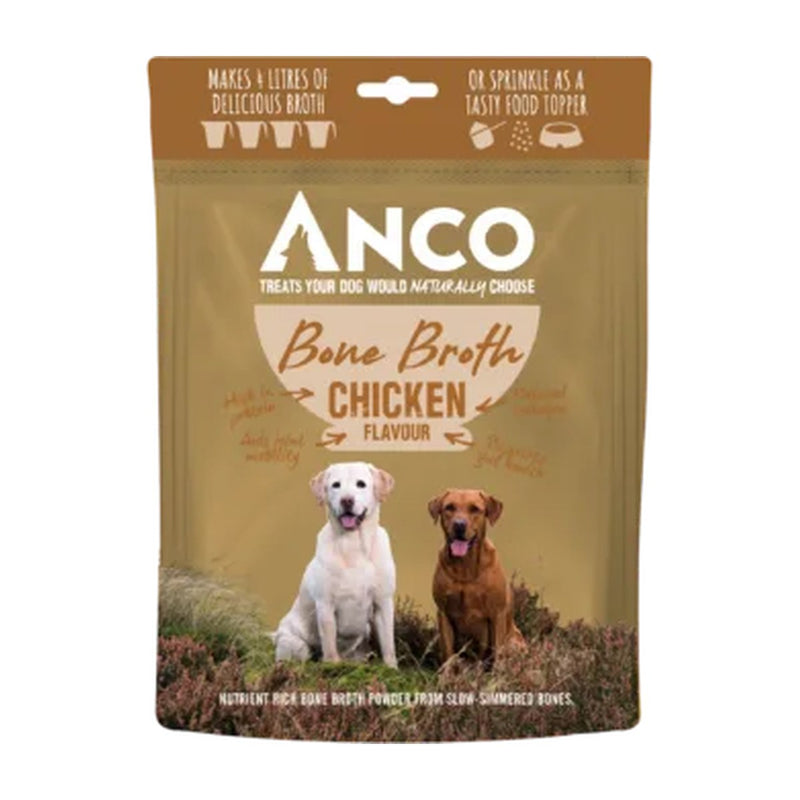 Anco Bone Broth Powder (120g) – Chicken, Beef, Pork or Fish – Wild Paws and Claws