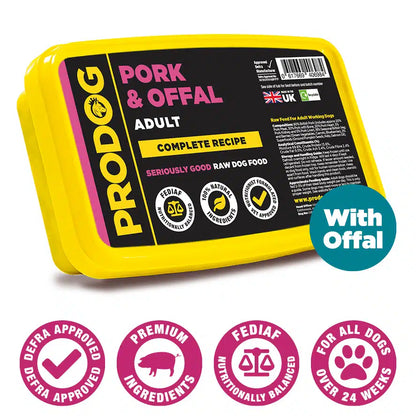 Pork & Offal Complete Raw Dog Food Meal