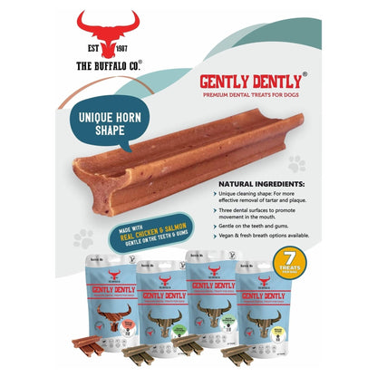 Gently Dently - Salmon Dental Treats for Dogs - Wild Paws and Claws