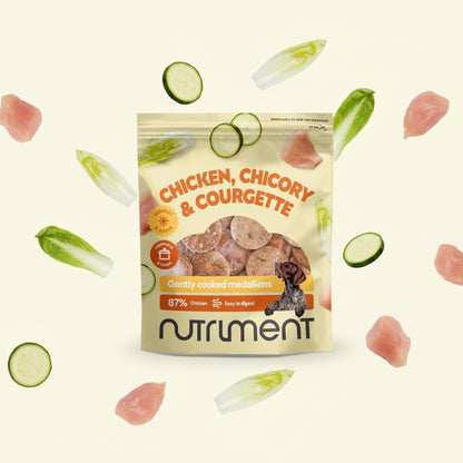 Nutriment Gently Cooked Chicken Medallions – Fresh, Human-Grade Nutrition