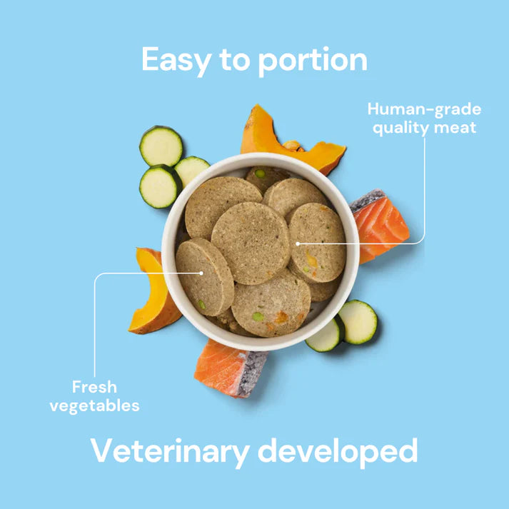 Nutriment Gently Cooked Salmon Medallions – Fresh, Human-Grade Nutrition