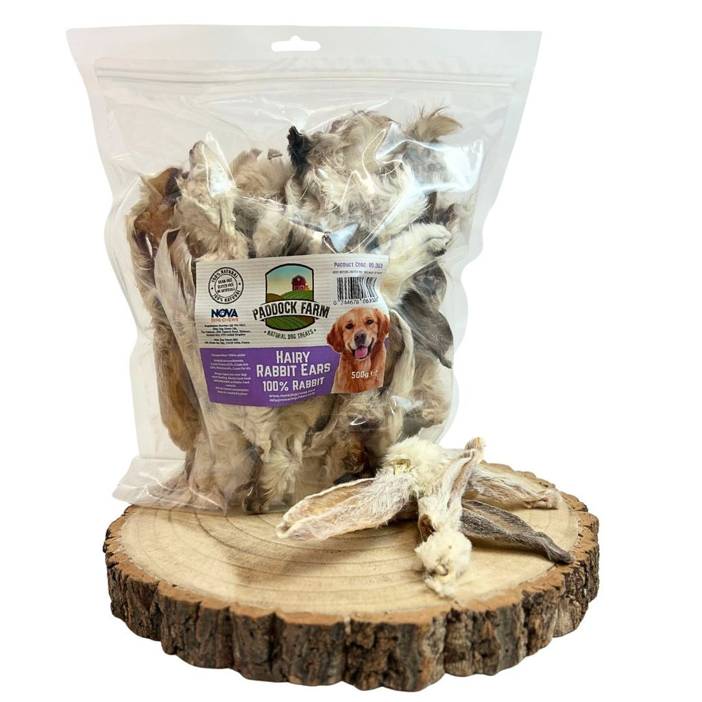 Hairy Rabbit Ears Dog Chews – Wild Paws and Claws