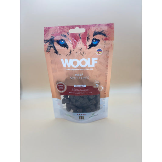 WOOLF SOFT BEEF CUBES - Wild Paws and Claws