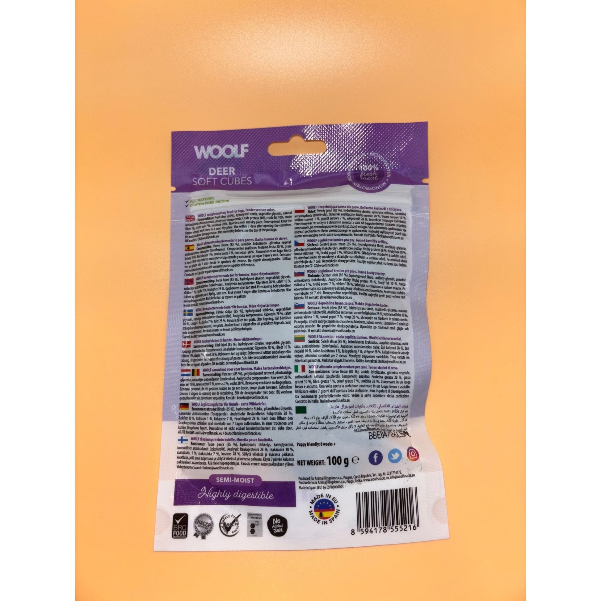 WOOLF DEER CUBES - Wild Paws and Claws