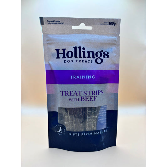 HOLLINGS TRAINING STRIPS WITH BEEF - Wild Paws and Claws