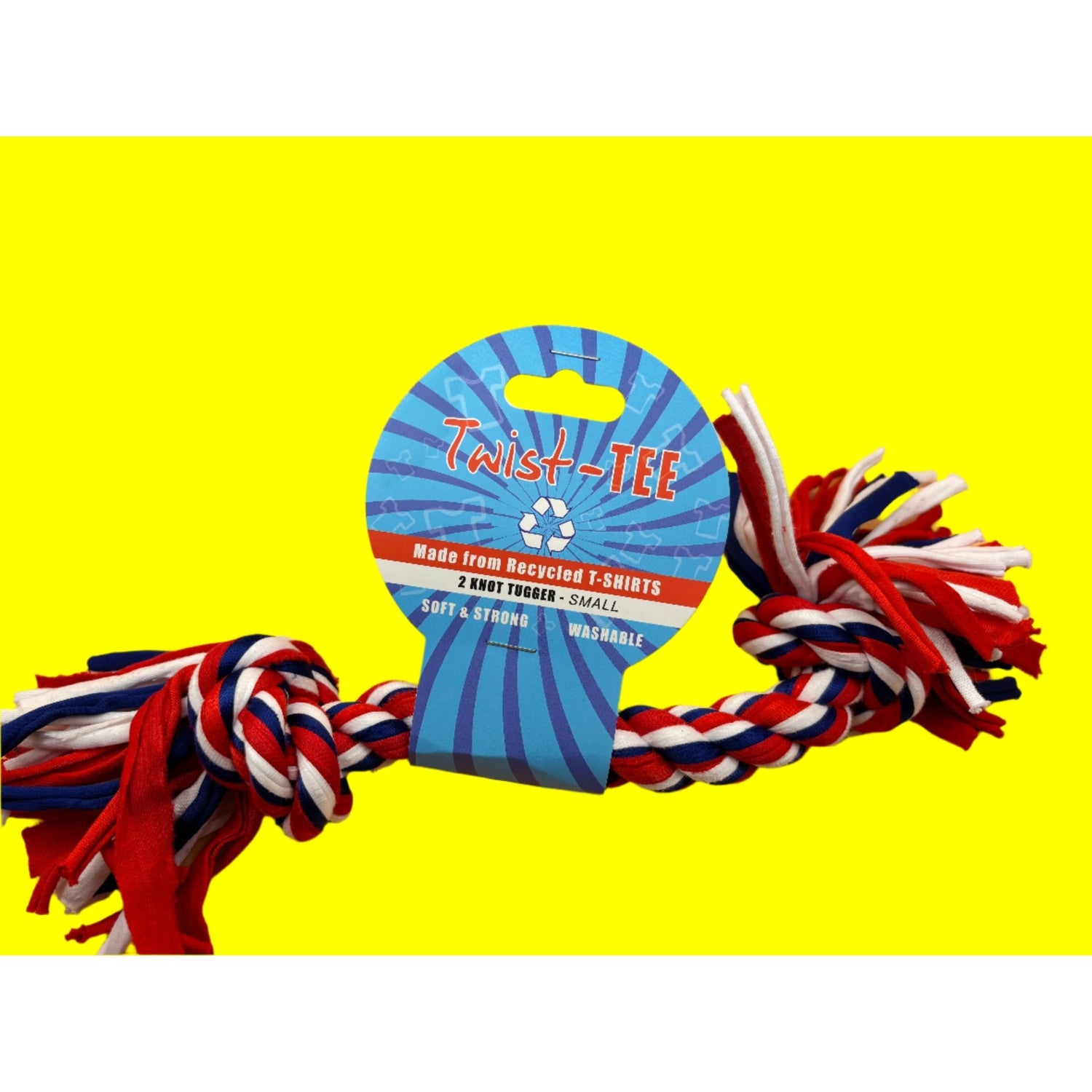 TWIST - TEE ROPE - 2 KNOT SMALL - Wild Paws and Claws