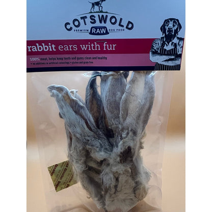 COTSWOLD RABBIT EARS WITH FUR - Wild Paws and Claws