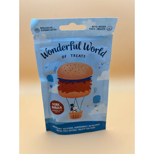 WONDERFUL WORLD OF TREATS - PORK BURGERS - Wild Paws and Claws