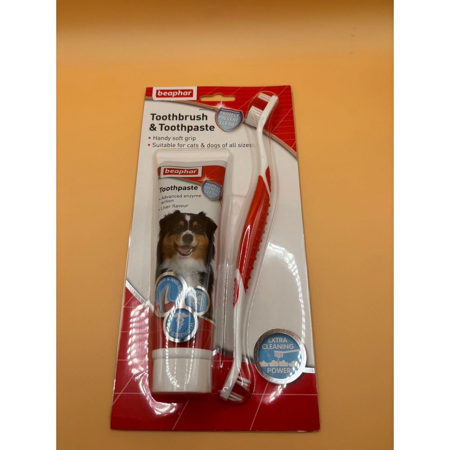 BEAPHAR DENTAL TOOTHBRUSH AND PASTE SET - Wild Paws and Claws