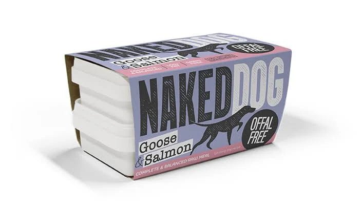 Naked Dog Goose & Salmon 1kg - Wild Paws and Claws