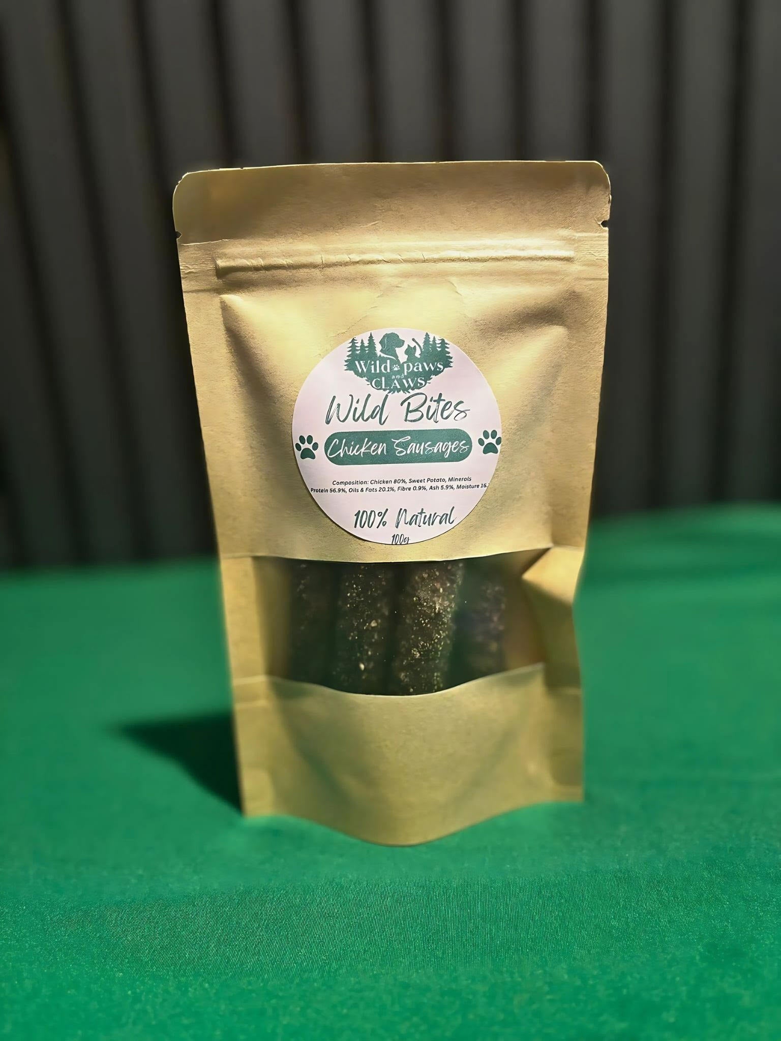 Gently air-dried, Grain-free, high-protein Wild Bites dog & cat treats are easy to digest and perfect for sensitive tummies.